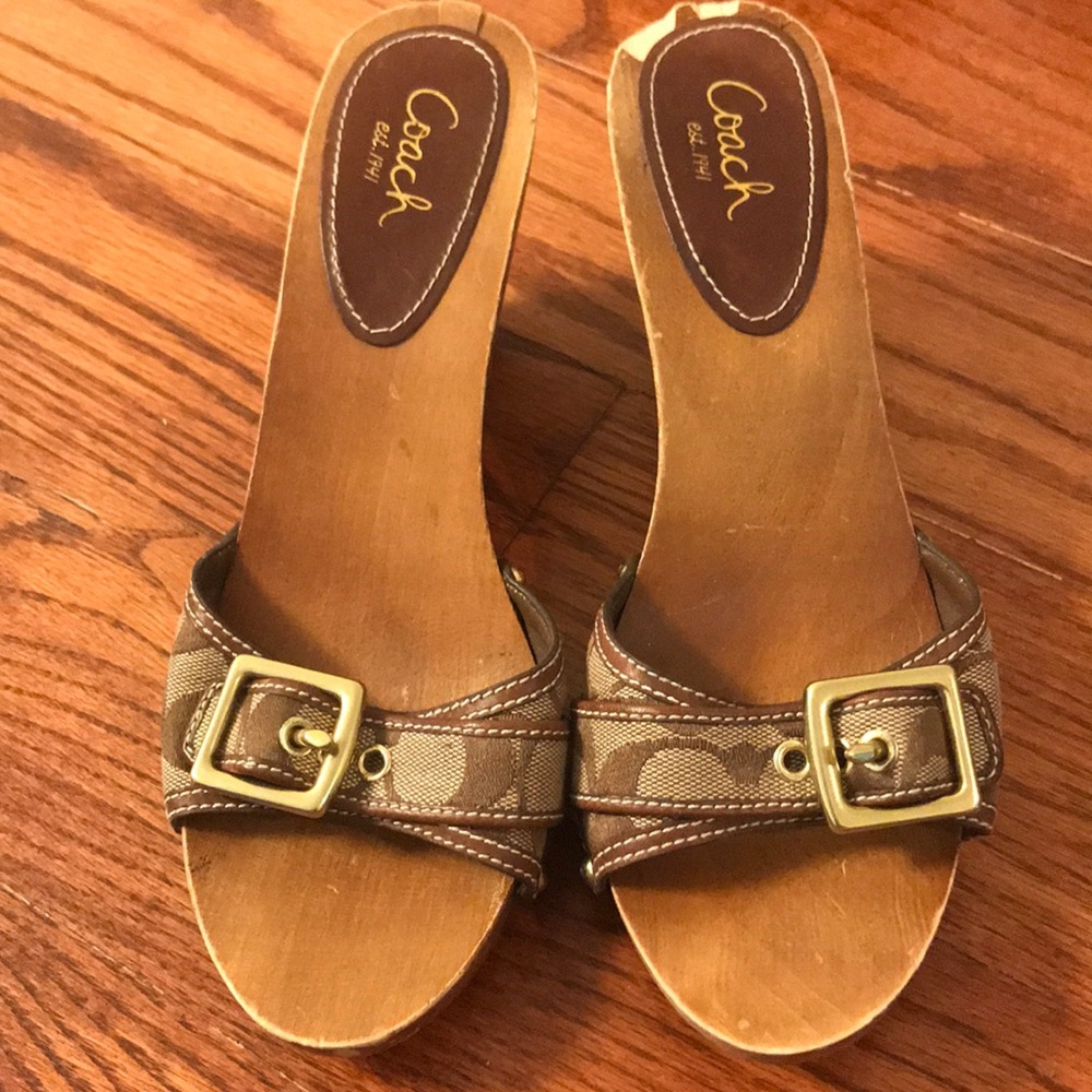 100% Authentic Coach Clogs